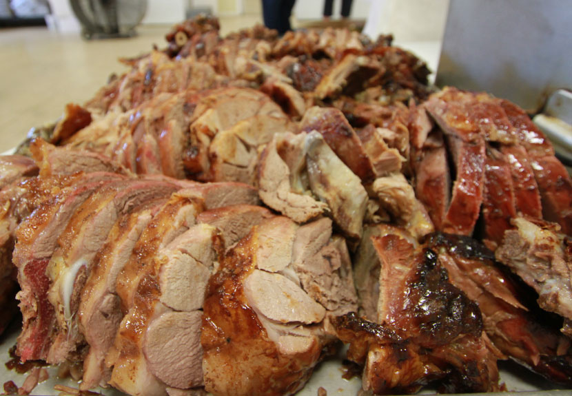 Pre-order lamb and pig by the pound at St. Sava for Orthodox Christmas