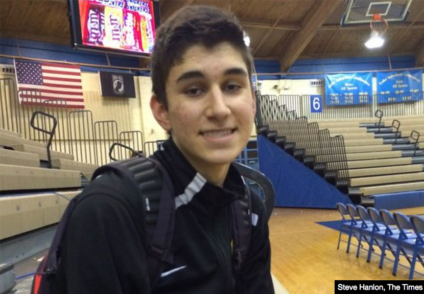 St. Sava’s Aleks Novakovich featured in local newspaper basketball profile story