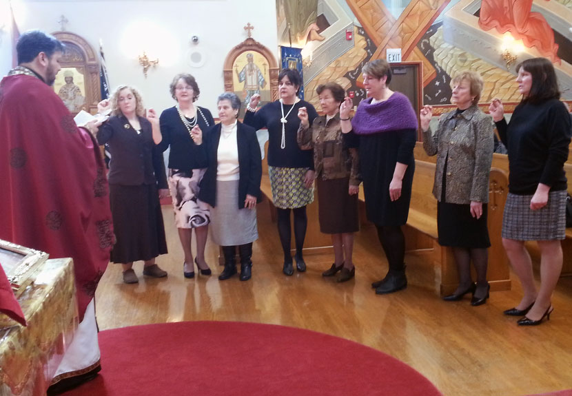 St. Sava Serbian Sisters Circle Executive Board takes oath of office