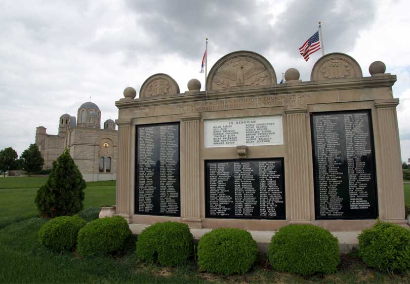 Father Marko of St. Sava offers Memorial Blessings at Calumet Park & Oak Hill Cemetery – Monday, May 30