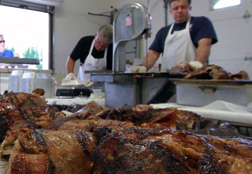 Spit roasted lamb and pig available every Sunday at St. Sava in Merrillville