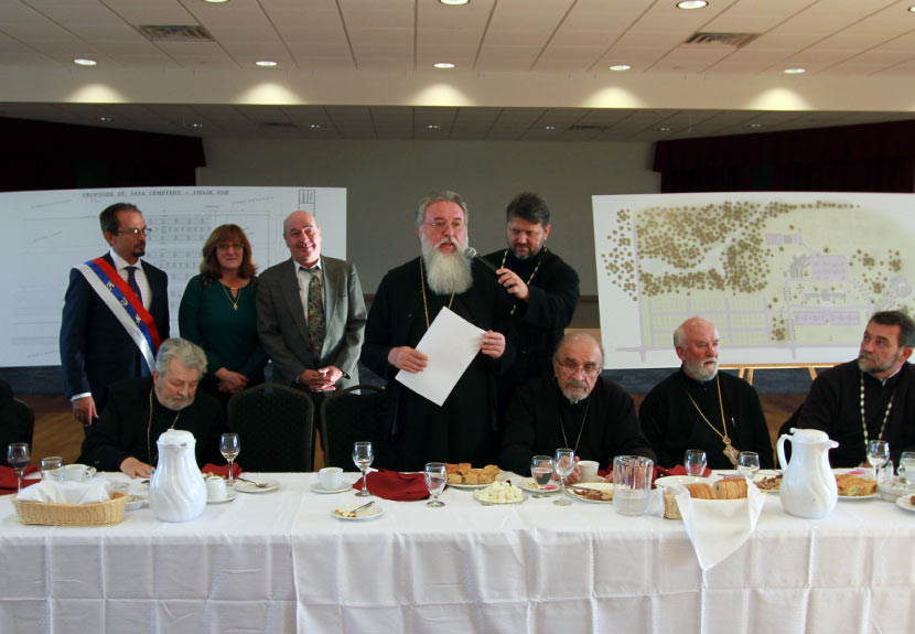 Bishop Login Remarks: Greetings after Blessing of Cemetery at St. Sava in Merrillville – Nov. 12