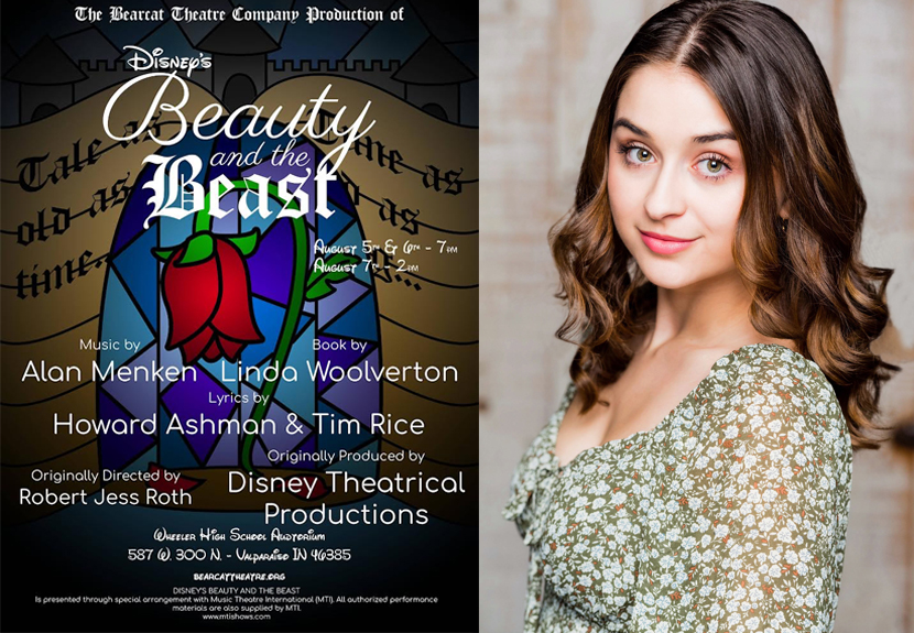 Maya Radjenovich takes stage as Belle in Disney’s “Beauty and The Beast” – August 5-7