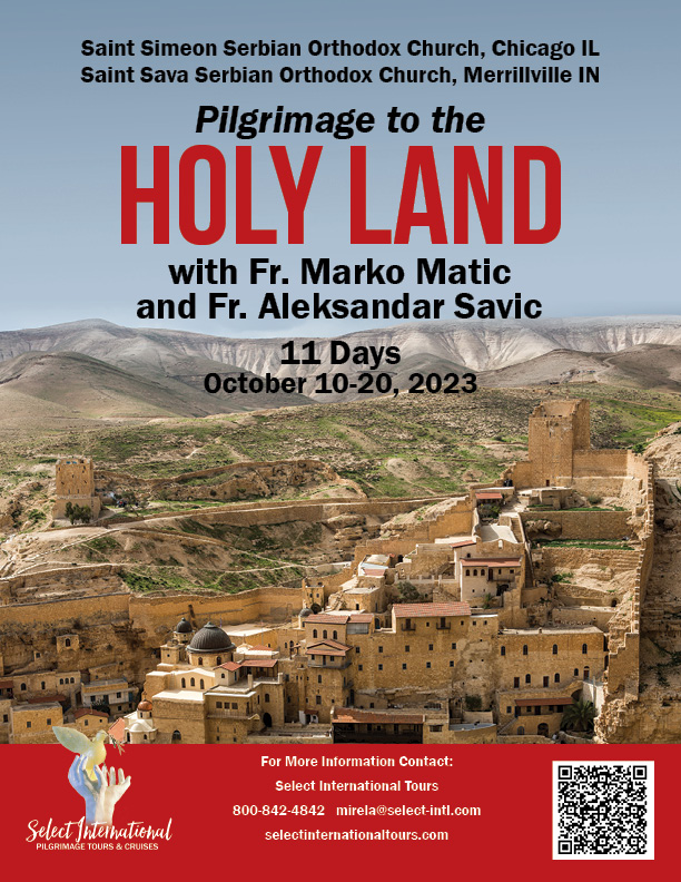 Pilgrimage to the Holy Land – October 10-20, 2023